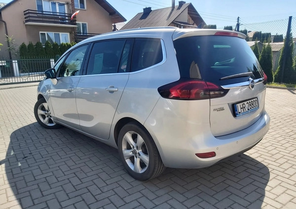 Opel Zafira cena 41500 przebieg: 217064, rok produkcji 2014 z Hrubieszów małe 106